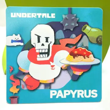UNDERTALE 파피루스 게이머 야키 GIGO 코스터