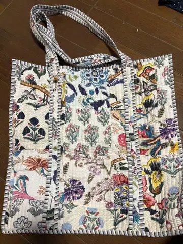 해외 직수입 패치워크 토트백