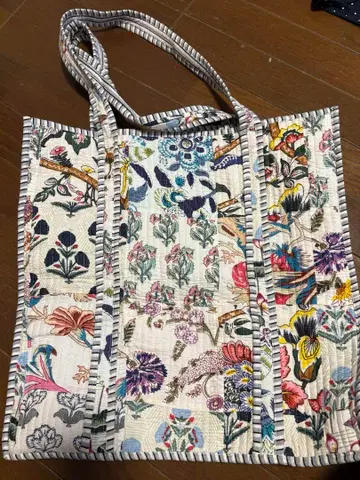 해외 직수입 패치워크 토트백