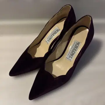 네브로니 스캘럽 펌프스 보르도 37