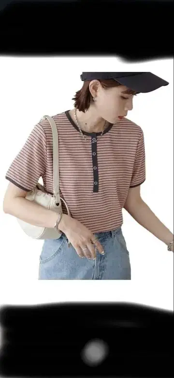 디스코트 와플 반지 도트 반팔 T셔츠 택 포함 새상품