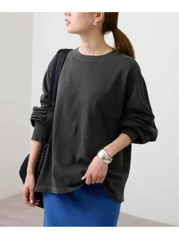 mean machine age 별주 CROPPED LS TEE