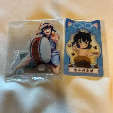 귀멸의 칼날 아와오도리 아크릴 스탠드 남코 클리어 시트 하시비라 이노스케