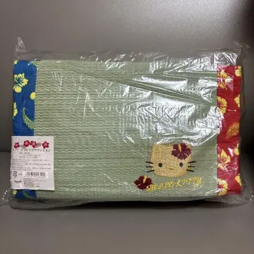 헬로키티 다니엘 왕골 이그사 쿠션 산리오 일광화상 하이비스커스