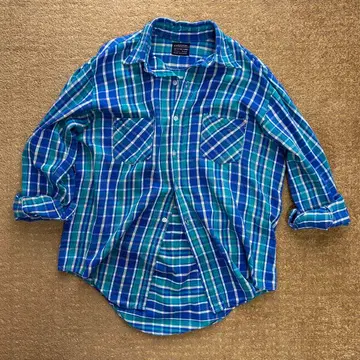 J.C.Penney 체크 플란넬 셔츠