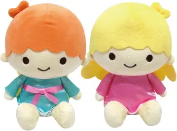 산리오 캐릭터즈 (빈티지 레트로) 페어 봉제 인형 리틀트윈스타