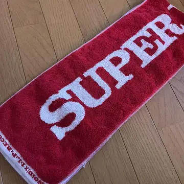 SUPER BEAVER 머플러 타월 빨간색
