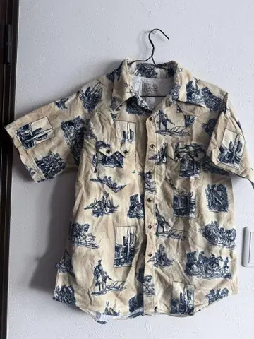 Rockmount Ranch Wear 반팔 셔츠 15.5 x 33.5