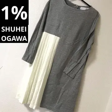 1% SHUHEI OGAWA 긴팔 원피스 사이즈 2