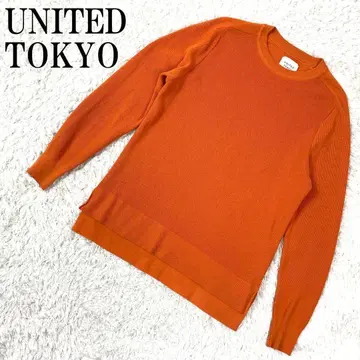 UNITED TOKYO 긴팔 니트 오렌지 1 B9916