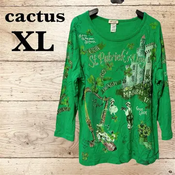 cactus [ X-LARGE ] 세인트 패트릭스 데이 긴팔 티셔츠