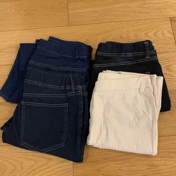 미사용품 2L 스트레치 청바지 4점 묶음 판매