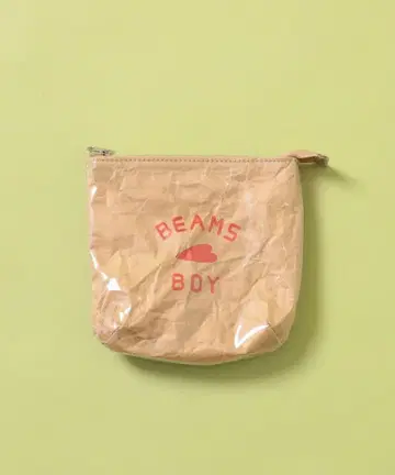 BEAMS BOY BB 로고 파우치