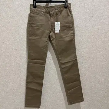 베이지 슬림핏 치노 팬츠 S 사이즈