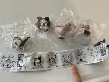 산리오 가챠가챠 발레 리본 피규어