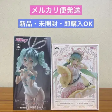 하츠네 미쿠 rurudo WHITE ver & Wonderland 피규어