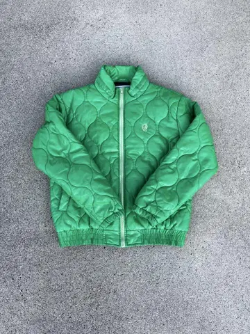 NESTA BRAND 퀼팅 다운 자켓 그린