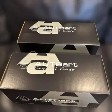 2개 세트 오토아트 1/18 1대용 클리어 케이스