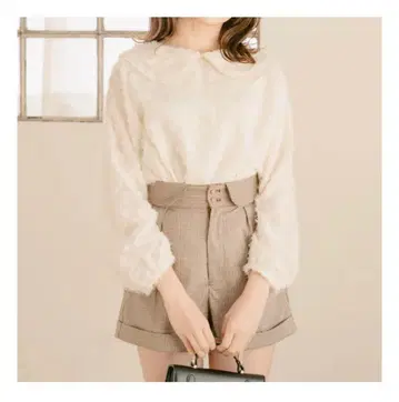 체크 무늬 숏팬츠 amr.