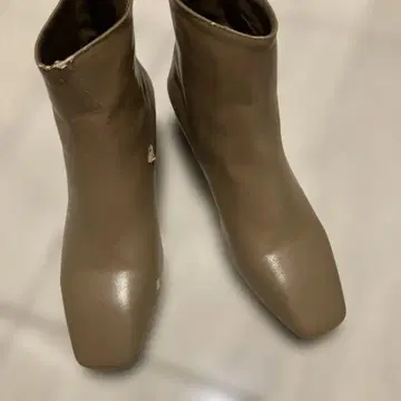 하자품 미사용 mite 베이지 부티 24cm