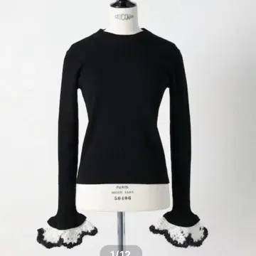 Crochet Sleeve CrewNeck Knit / gypsohila