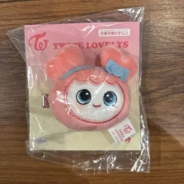 GIGO 한정판 TWICE LOVERYS 봉제 인형 헤어핀 모블리