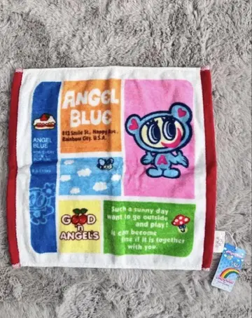새상품 택 포함 엔젤 블루 나카무라 군 핸드 타월 레어