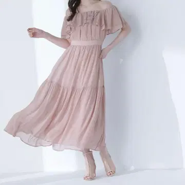 내추럴 뷰티 베이직 양류 오프숄더 원피스