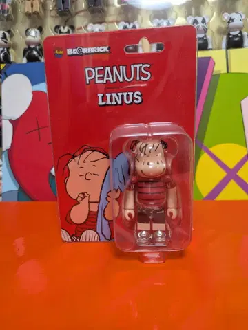 베어브릭 PEANUTS 라이너스 100% 미개봉