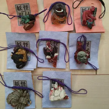 요괴 옥 장식 스트랩