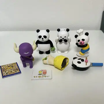 그림책 요시타케 신스케 팬더 목욕탕 프라이팬더 피규어 가챠