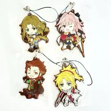 Fate/Apocrypha 러버 스트랩 4개 세트