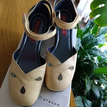 미사용 새상품 aravon 웨지힐 웨지 밑창 24cm