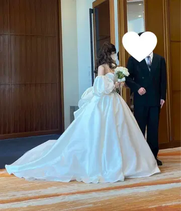 퍼프 슬리브만 퍼프 슬리브 웨딩 드레스