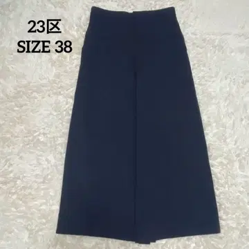 컨디션 최상 23구 온워드 카시야마 와이드 팬츠 네이비 사이즈 38