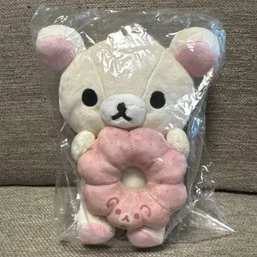 도넛 마쿠마쿠 봉제 인형 (리락쿠마 x 미스터 도넛 코리락쿠마