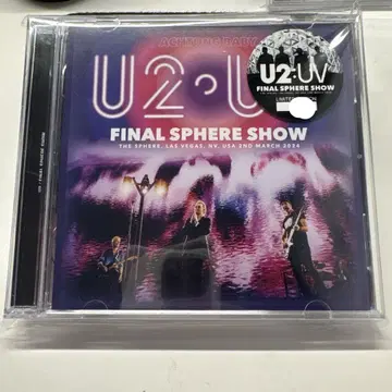 U2 FINAL SPHERE SHOW CD DVD