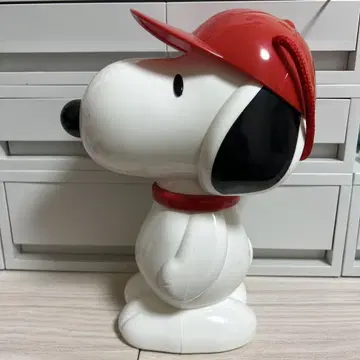 스누피 모자 달린 저금통 약 30cm