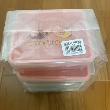 디즈니 밥 보존 용기 4개