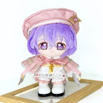 10~12cm 봉제 인형 의류 성가대 4세트 핑크 봉제 인형 의류 앙스타