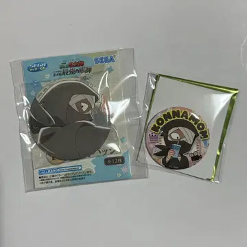 닌타마 란타로 자토 콘나몬 캔뱃지 2종 세트