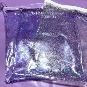 TXT 앨범 Eternity Weverse 특전 CD 반짝이 파우치