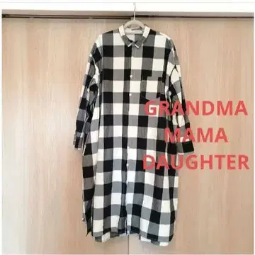 GRANDMA MAMA DAUGHTER 셔츠 원피스