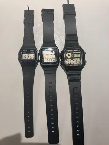 카시오 컬렉션 3점