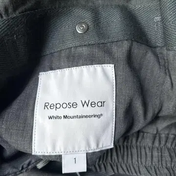 White Mountaineering 팬츠 그레이 S-M 상당 일본제