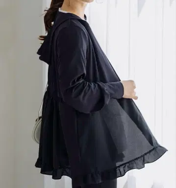 SONO 티어드 플레어 튜닉 후디 uv컷 후드티 래쉬가드