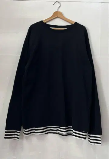 유니폼 익스페리먼트 LS BORDER LAYERD TEE 3