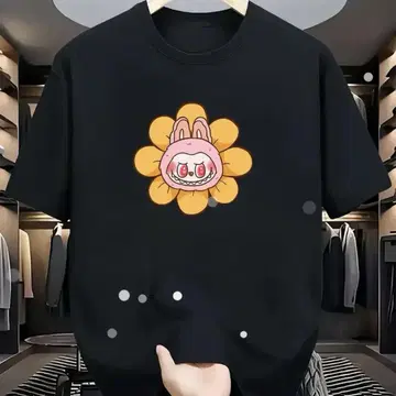 러브브 프린트 티셔츠