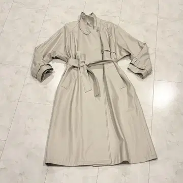 택 포함 새상품 Lois CRAYON 가죽 트렌치코트