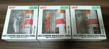 에반게리온 UCC 커피캔 피규어 3개 세트